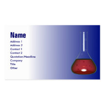 Carte de chimie carte de visite
