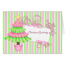 Carte de Chritmas de sucrerie