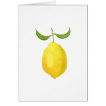 Carte de citron cartes