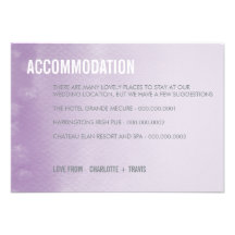 CARTE DE CLÔTURE : : pourpre d'aquarelle d'ombre Faire-part