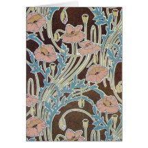 Carte de conception de textile de fleurs de rose