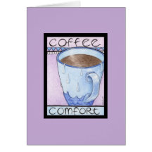 Carte de confort de café