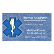 Carte de contact de SME/EMT Cartes De Visite Professionnelles