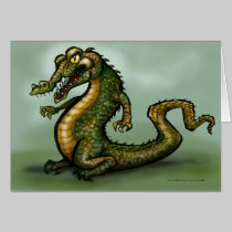 Carte de crocodile cartes
