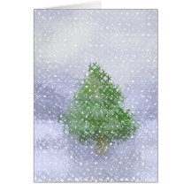 Carte de croquis d'arbre de Noël