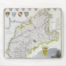 Carte de Cumberland, du 'anglais de Moule Tapis De Souris