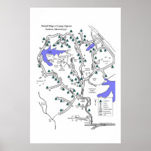 Carte de Currier de camp Posters