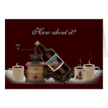 Carte de date de café