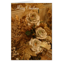 Carte de décorations et d'ornements de Noël