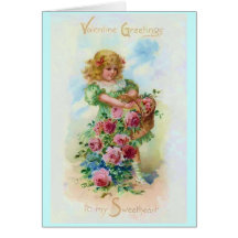Carte de demoiselle de honneur de Valentine
