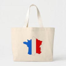 Carte de drapeau de la France Sac