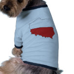 Carte de drapeau de la Pologne normale Manteau Pour Chien