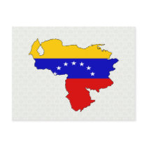 Carte de drapeau du Venezuela normale Carte Postale