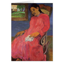 Carte de "Faaturuma (mélancolie)" - Paul Gauguin