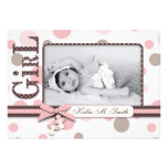 Carte de faire-part de fille