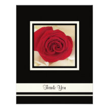 Carte de faire-part de mariage de Merci de rose ro