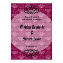 Carte de faire-part de mariage de RSVP avec la con
