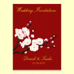 Carte de faire-part de mariage : style oriental invitations