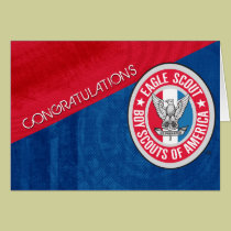 Carte de félicitation d'Eagle Scout cartes