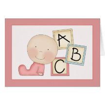 Carte de félicitations de bébé