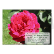 Carte de Greetng/note avec l'affirmation