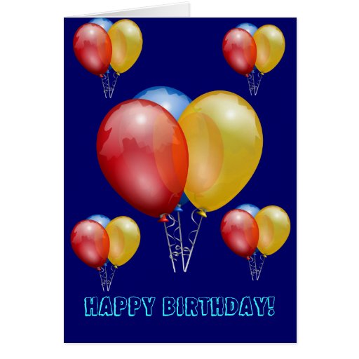 Carte de joyeux anniversaire