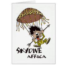 Carte de joyeux anniversaire de Skydive Afrique
