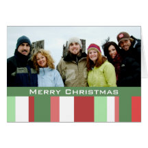 Carte de Joyeux Noël avec votre photo