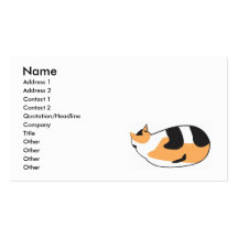 Carte de Kitty Cartes De Visite Personnelles