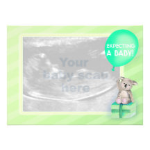 Carte de koala de faire-part de grossesse