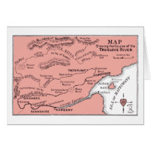 Carte de la carte de rivière de bien-aimé