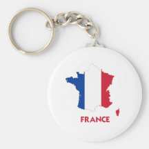 CARTE DE LA FRANCE PORTE-CLÉ