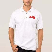 Carte de la Lettonie T-shirts