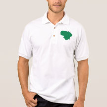 Carte de la Lithuanie T-shirt