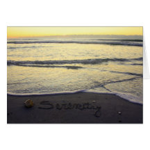 Carte de la sérénité de Beachwrite