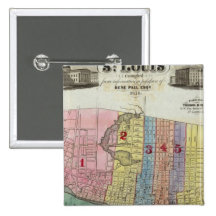 Carte de la ville de St Louis Pin's