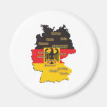 Carte de l'Allemagne Aimants
