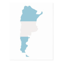 Carte de l'Argentine Cartes Postales