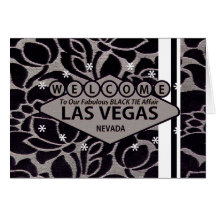Carte de Las Vegas d'affaire de CRAVATE NOIRE