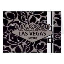 Carte de Las Vegas d'affaire de CRAVATE NOIRE