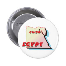 Carte de l'Egypte Badge Avec Épingle