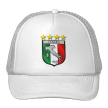 carte de l'Italie de drapeau de l'Italie de boucli Casquettes