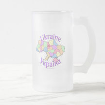 Carte de l'Ukraine Tasse