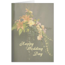 Carte de mariage 103 florale