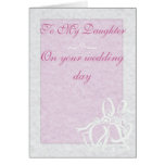 Carte de mariage assez rose