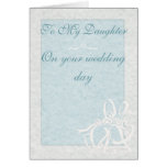 Carte de mariage bleu-clair