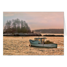Carte de matin de cinq îles