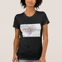Carte de métro de Tokyo T-shirt