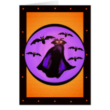 Carte de modèle de Dracula de compte