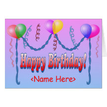 Carte de modèle de joyeux anniversaire